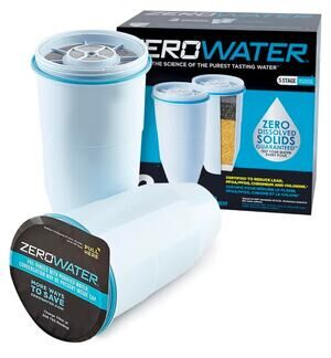 ZeroWater, Official Filter 5-Stage 0 Tds System Iapmo Certified, Pfoa/Pfos, 2 Pk